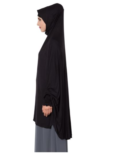 Full Size Jersey Prayer Hijab With Sleeves & Inner Cap