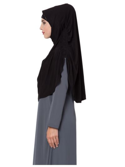 Designer Khimar Jersey Instant Hijab & Inner Cap