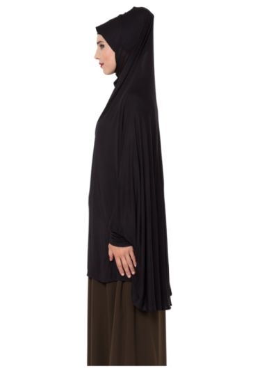 Full Size Jersey Prayer Hijab With Sleeves & Inner Cap