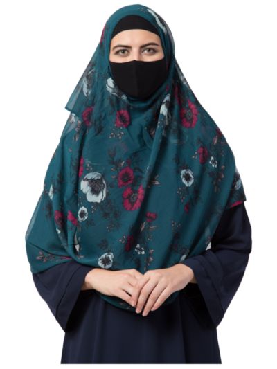 Two Loops Instant Hijab With a Free Under Hijab Cap
