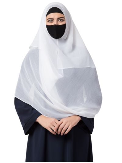 Two Loops Instant Hijab With a Free Under Hijab Cap