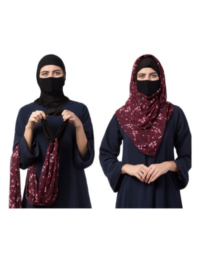 Maryam Hijab With attached Under Hijab Cap