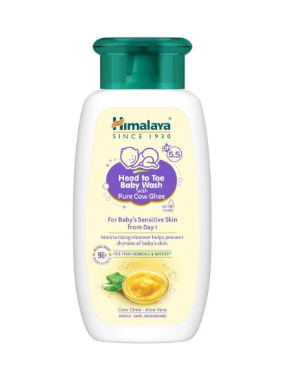 Himalaya Head to Toe Baby Wash with Cow Ghee