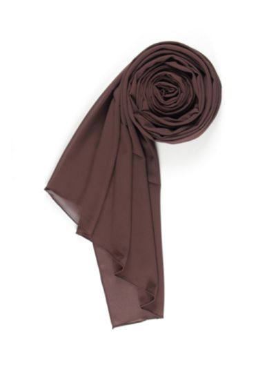 Cocoa Brown Heavy Georgette Hijab