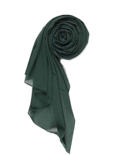 Emerald Heavy Georgette Hijab
