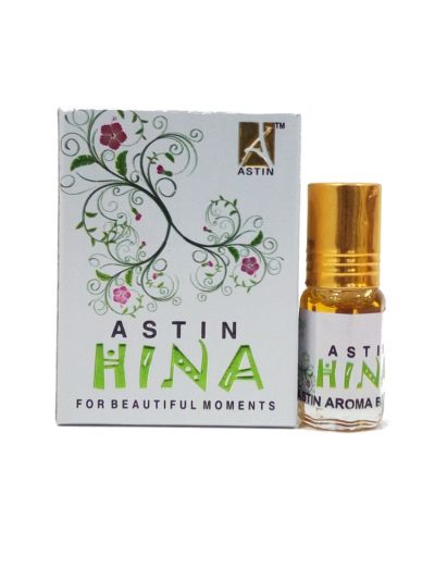 Astin Hina Attar | Long-Lasting Floral & Woody Attar | 3ML