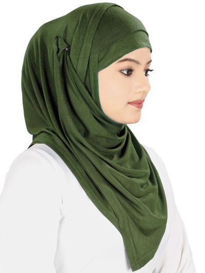 Instant Jersey Hijab & Band (Henna)