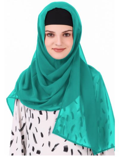 Long Hijab in Soft Georgette 