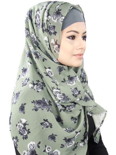 Saja Mehendi Floral Print Hijab