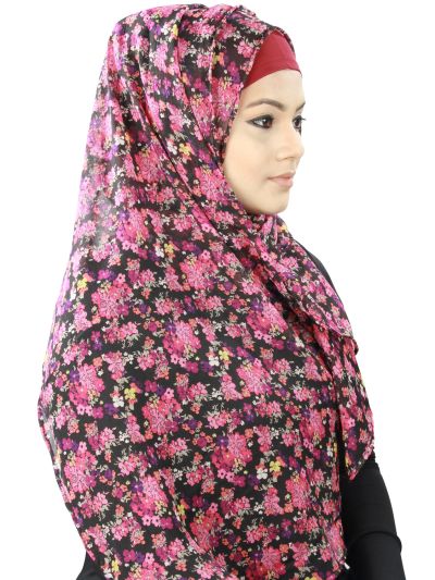 Zahwah Floral Print Hijab