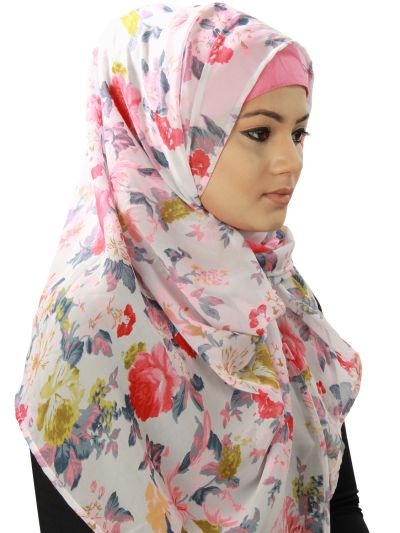 Fozia Floral Print Hijab