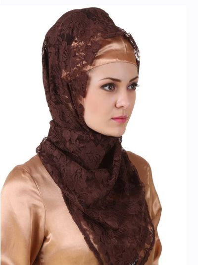 Mahrosh Flower Net Hijab