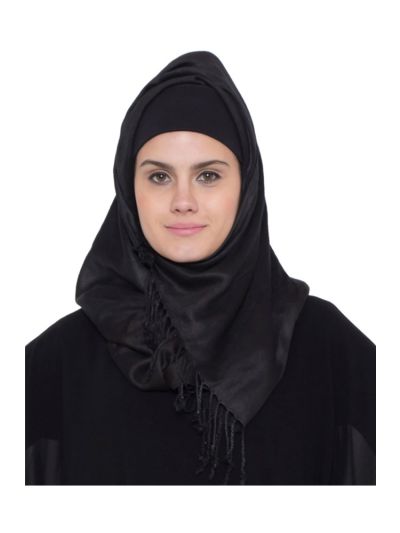 Black Viscose Hijab