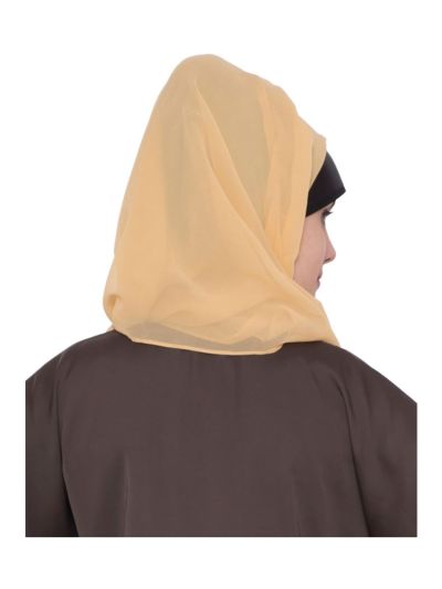 Fawn Poly Georgette Hijab