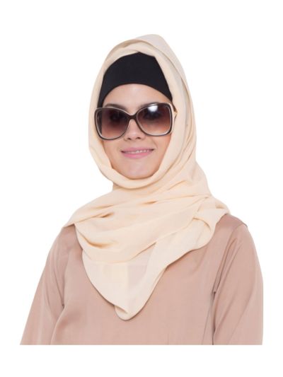 Fawn Georgette Hijab