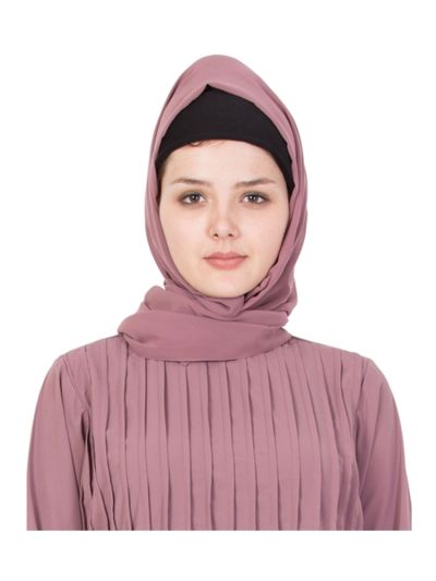 Puce Pink Georgette Hijab