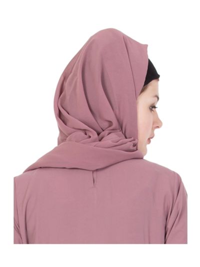 Puce Pink Georgette Hijab