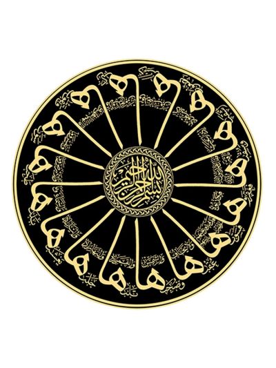 Al-Shams 91, 1-15 Digital Canvas Frame