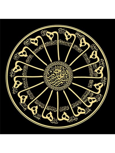 Al-Shams 91, 1-15 Digital Canvas Frame
