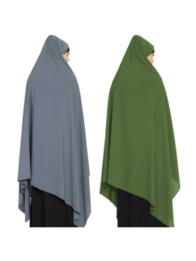 Irani Chador Combo With Detachable Nose Piece