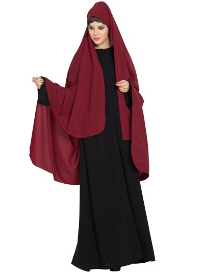 Irani Chador With Detachable Nose Piece