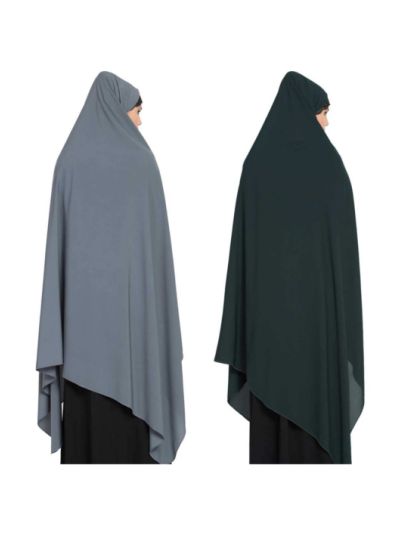 Irani Chador Combo With Detachable Nose Piece