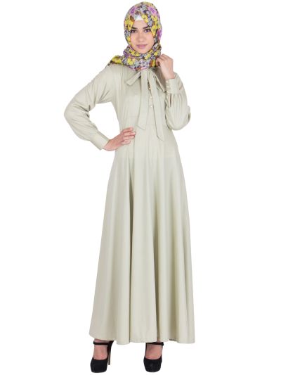 Mint Green Tie Abaya