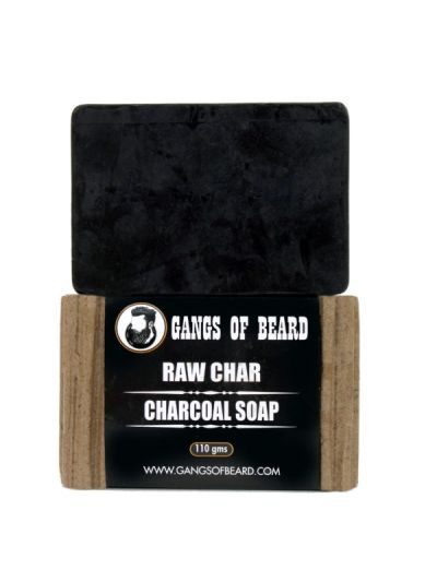 Men's Raw Char Charcoal Soap