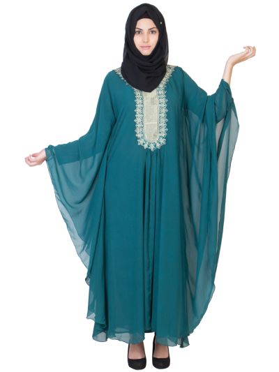 Classic Green Kaftan Abaya