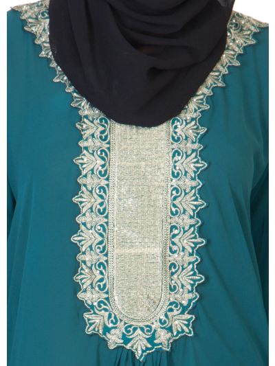 Classic Green Kaftan Abaya