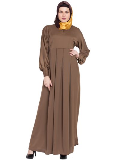 Golden Nida Box Plate Latest Design Abaya