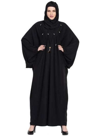 29 Black Dubai Stylish Afghani Kaftaan Abaya
