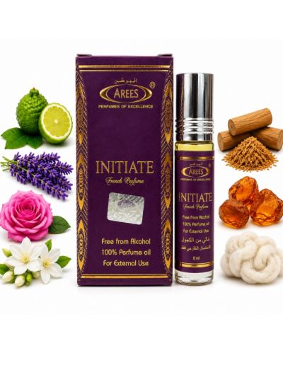 Arees Initiate Attar | Smooth Contemporary Perfume Oil | 8 ml