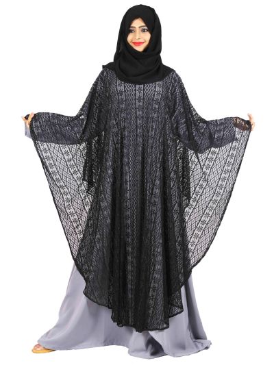 Kaftan Style Capes With Side Slits