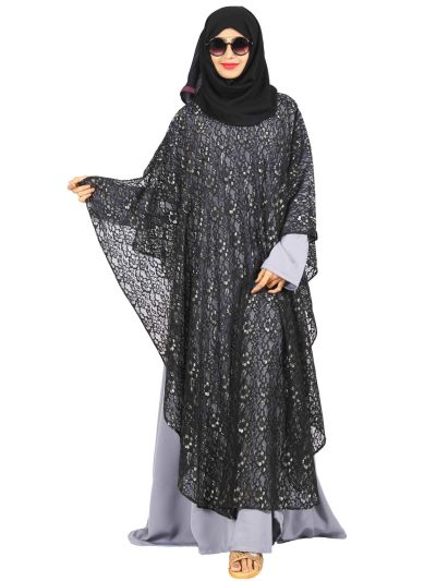 Kaftan Style Capes With Side Slits