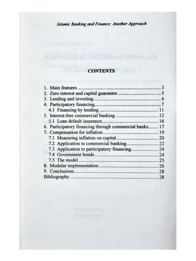 Islamic Banking and Finance (Another Approach) – (English)