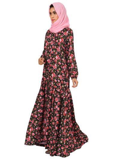 Full Length Floral Maxi Dress