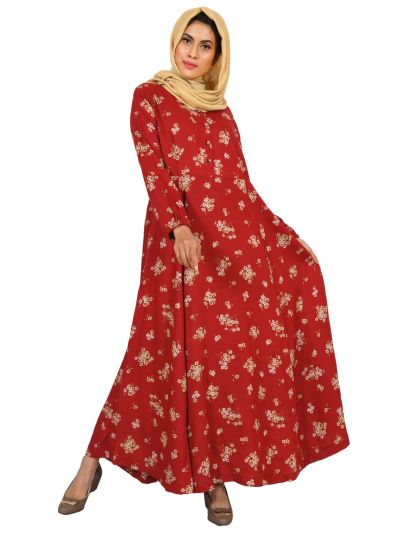 Full Length Floral Maxi Dress