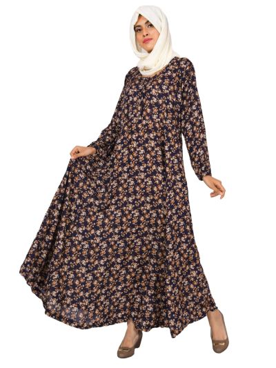 Full Length Floral Maxi Dress