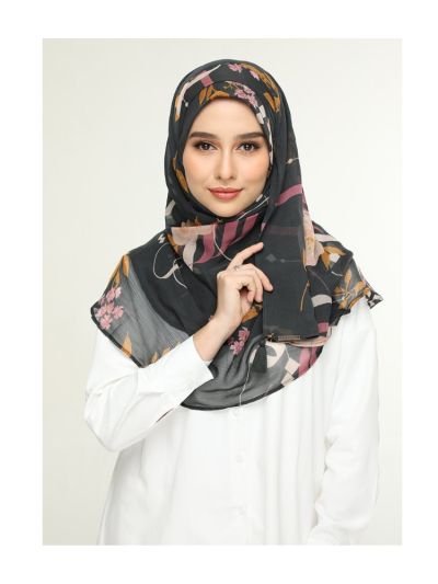 Jameela Gray Smooth Chiffon