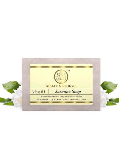 Khadi Natural Jasmine Soap Handmade-125g(Pack Of 2)