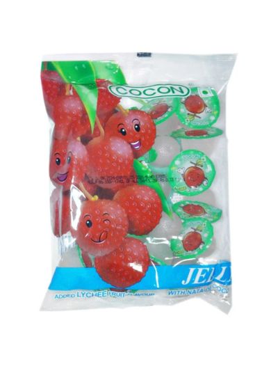 Cocon - Jelly With Nata De Coco 300g - Lychee Flavour - 20 cups pack - 15g Each