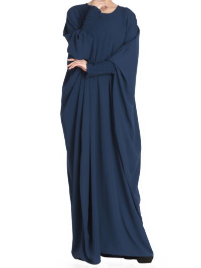 Elegant Kaftan With Elasticated Sleeves