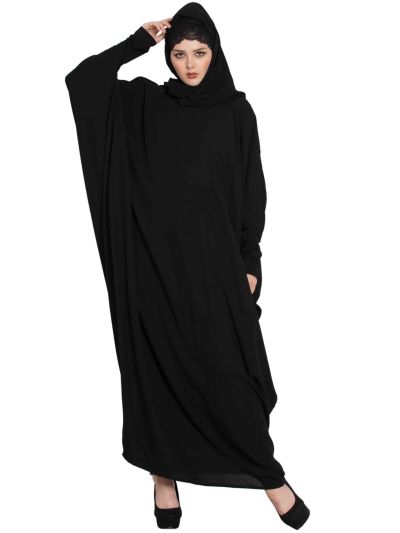 Asbah Modest Kaftan Abaya With Trendy Sleeves