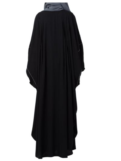  Islamic Kaftan Abaya with Pipings and Pleats