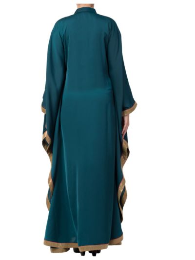 Royal Nida kaftan Dress with Dabka Work