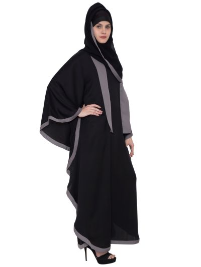 Saqeena Kaftan Abaya With Border
