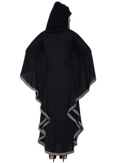 Saqeena Kaftan Abaya With Border