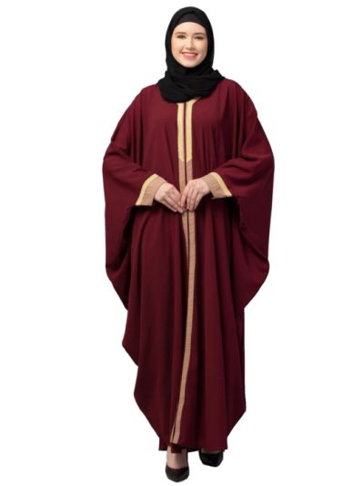 Free Size Kaftan Abaya with Lace work 