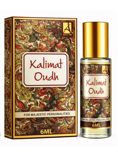 Astin Kalimat Oudh Attar | Rich, Oud, Spicy (3 ml & 6 ml)